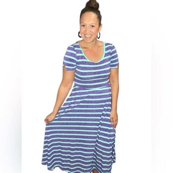 NWT - LuLaRoe Riley Midi Dress - Picture 1 of 8